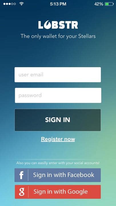 lobster777 login|LOBSTR — Simple and Secure Stellar Wallet.